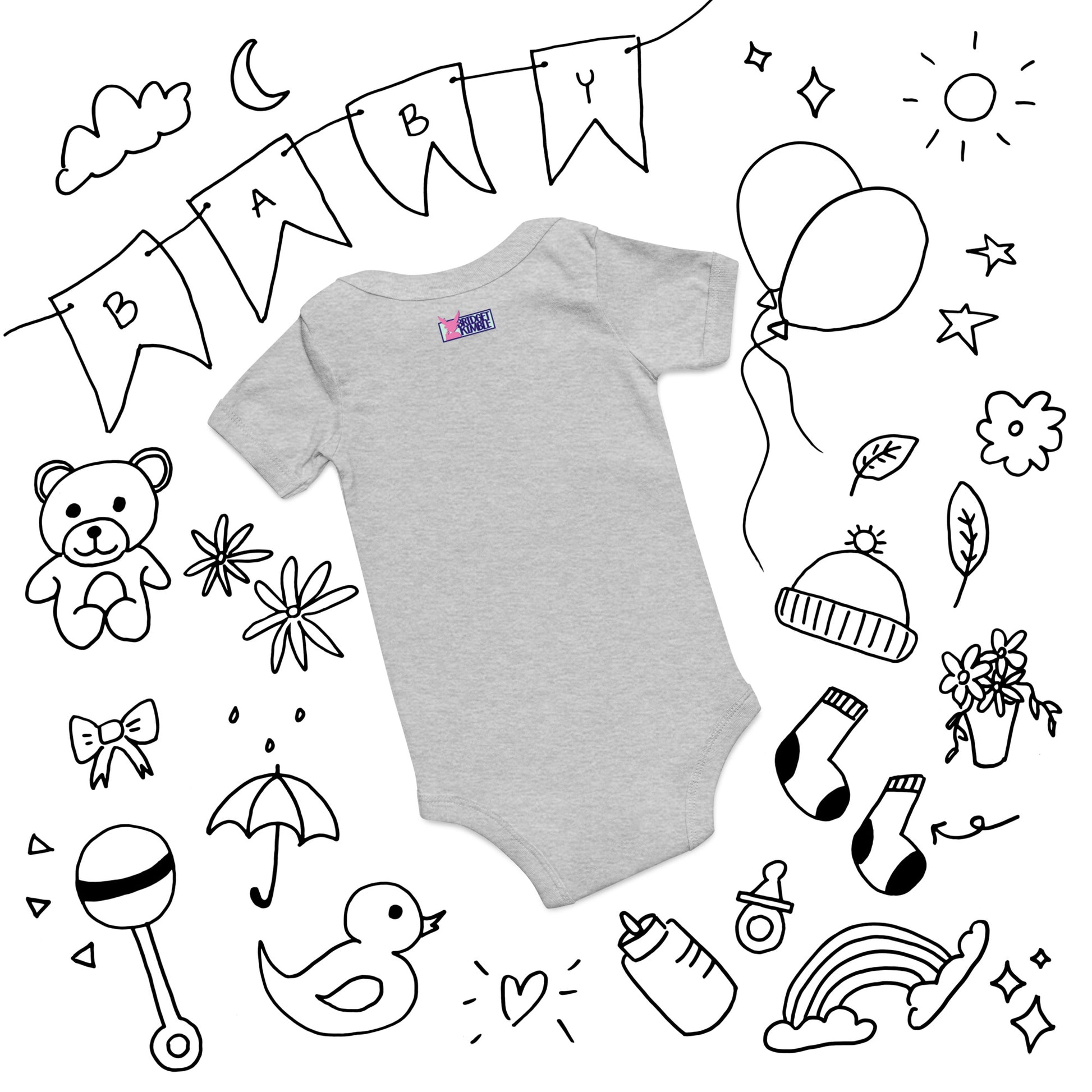 Bridget Characters - Baby short sleeve one piece - Bridget Kimble