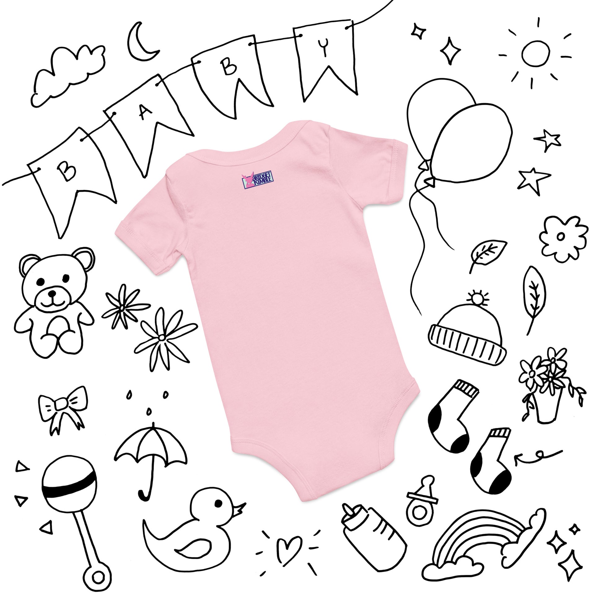 Bridget Characters - Baby short sleeve one piece - Bridget Kimble